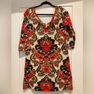 J Crew linen mini dress